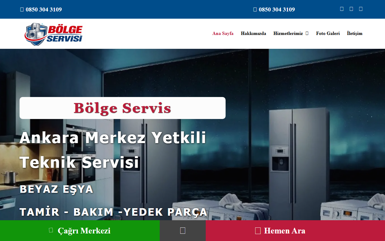 312merkezservis.com screenshot