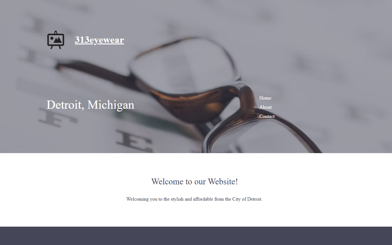 313-eyewear.com screenshot