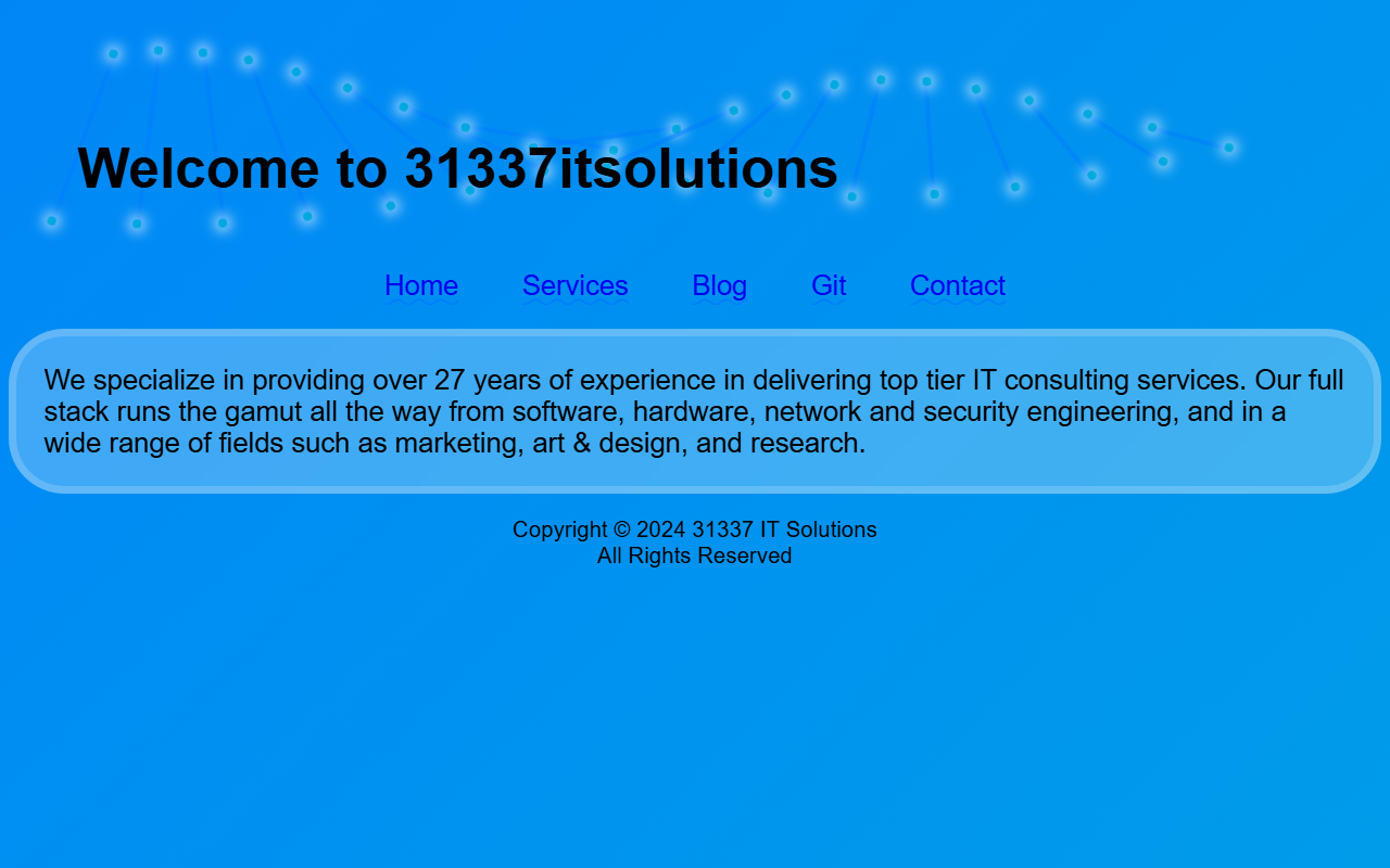 31337itsolutions.com screenshot
