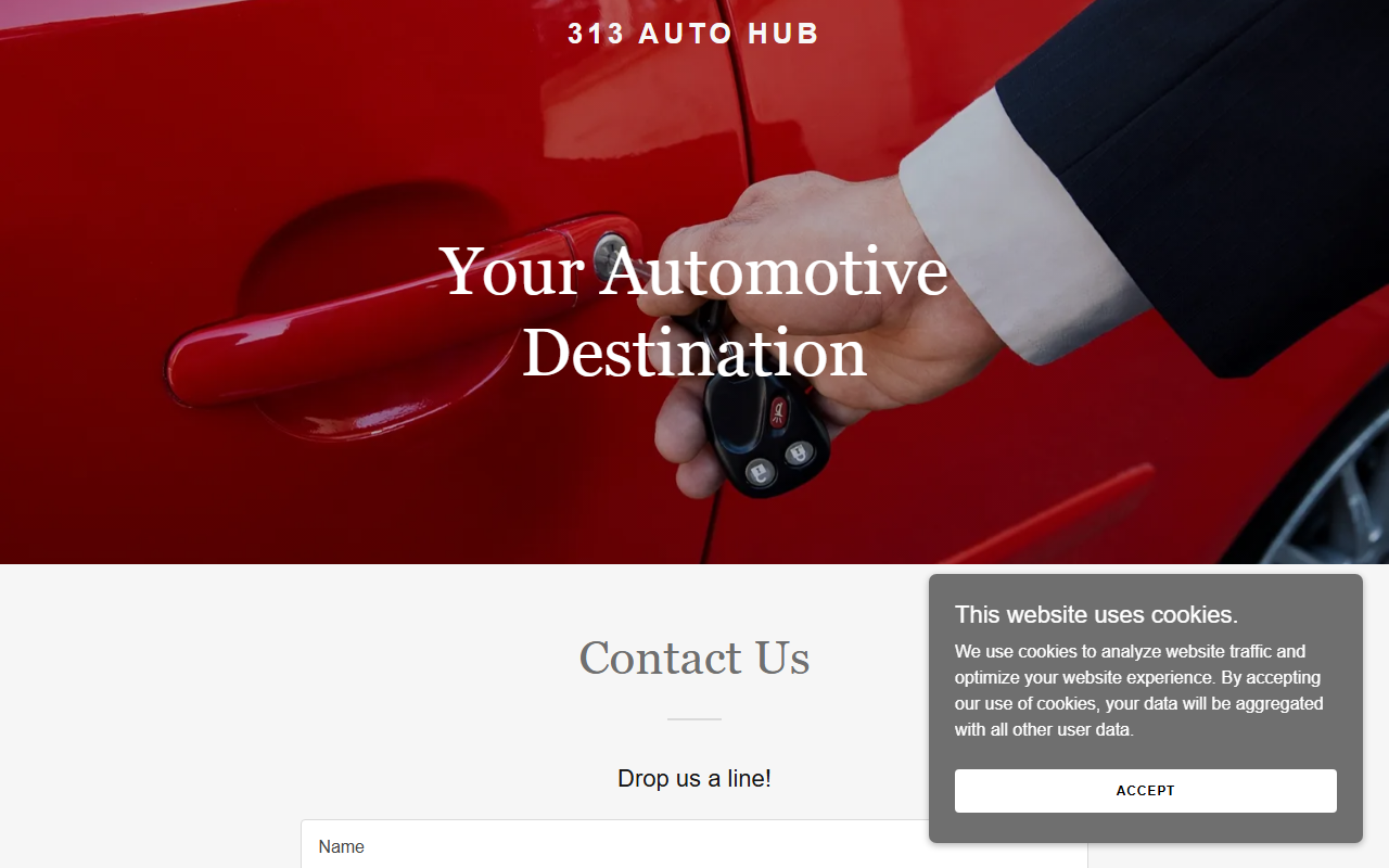313autohub.com screenshot