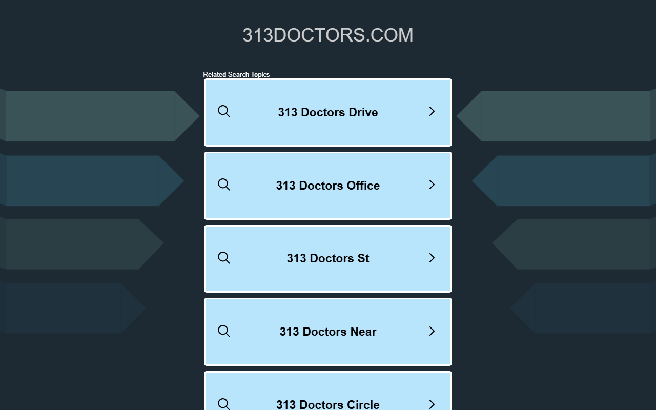313doctors.com screenshot