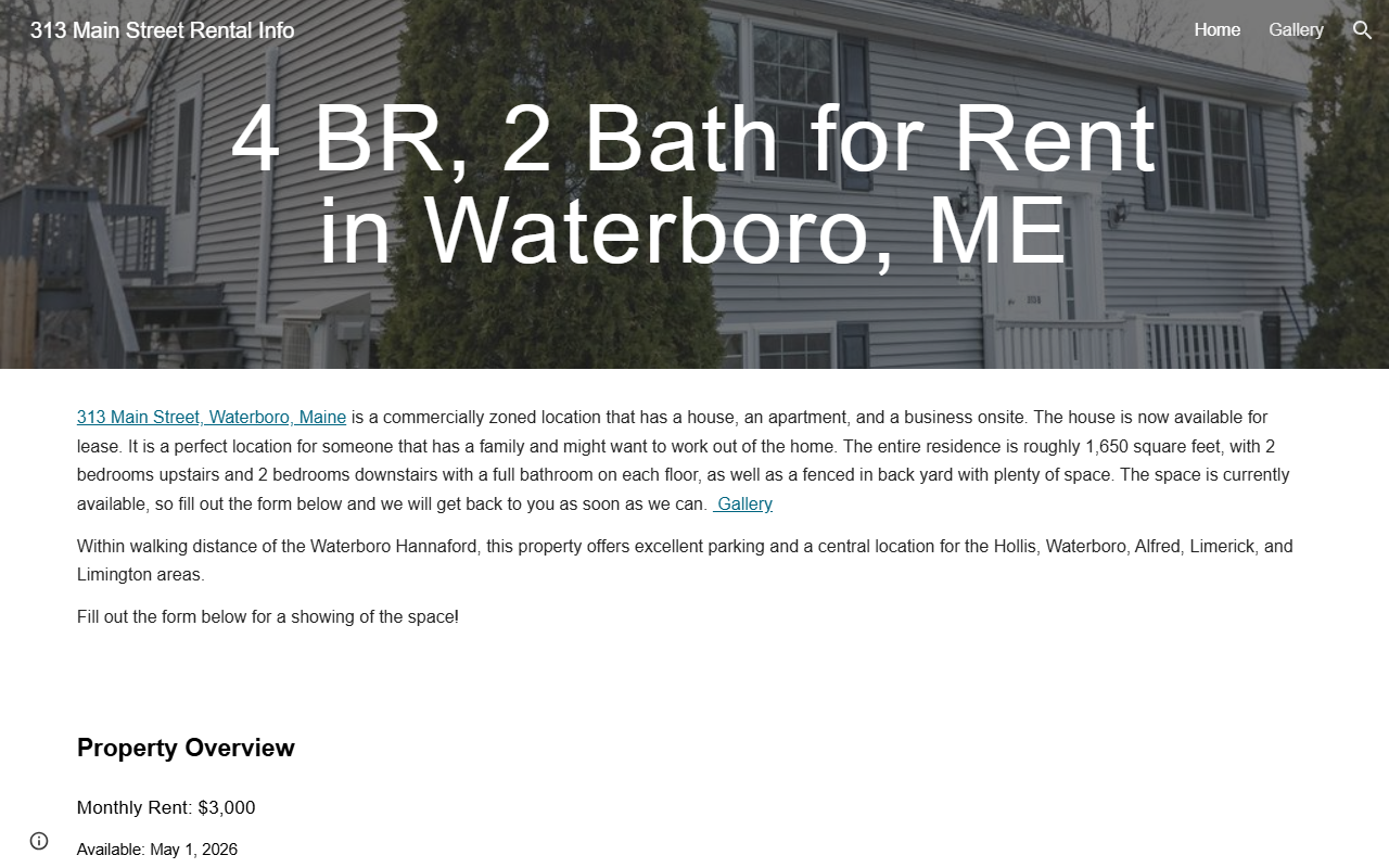 313mainstreet.com screenshot