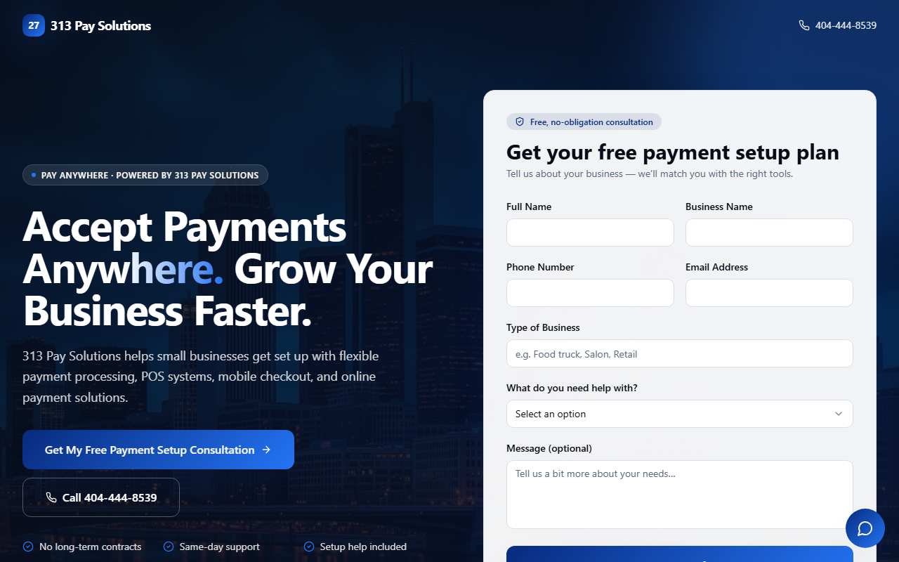 313paysolutions.com screenshot