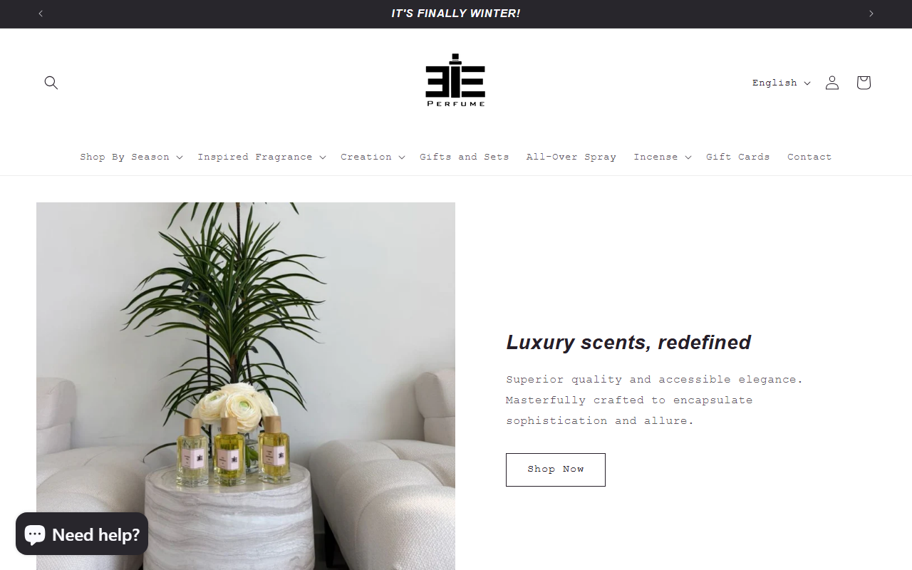 313perfume.com screenshot