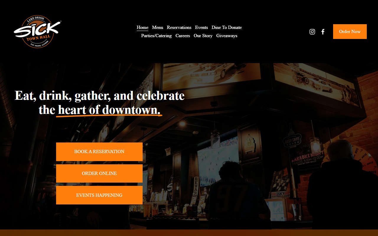 313pizza-bar.com screenshot