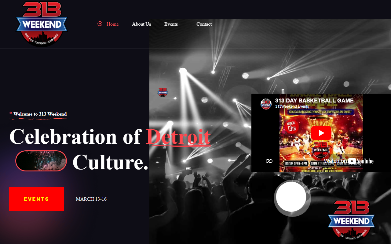 313weekendevents.com screenshot