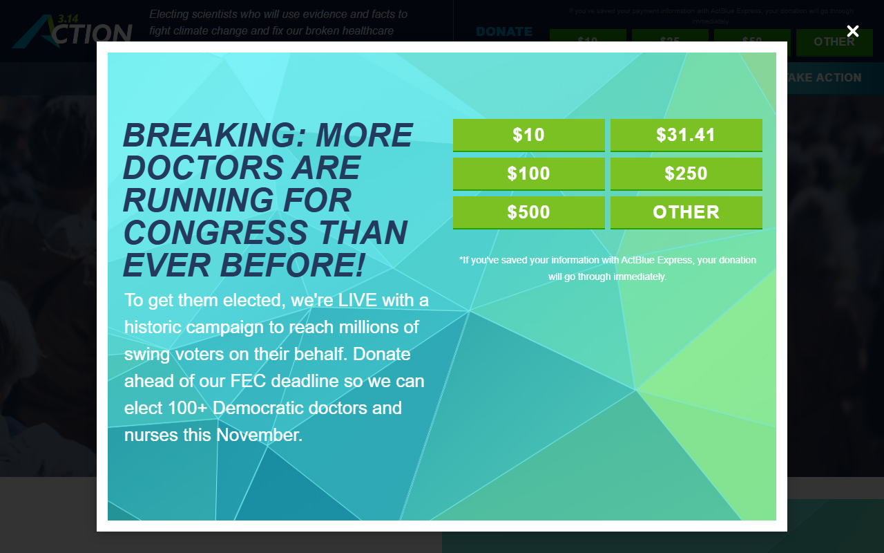 314actionvotes.com screenshot