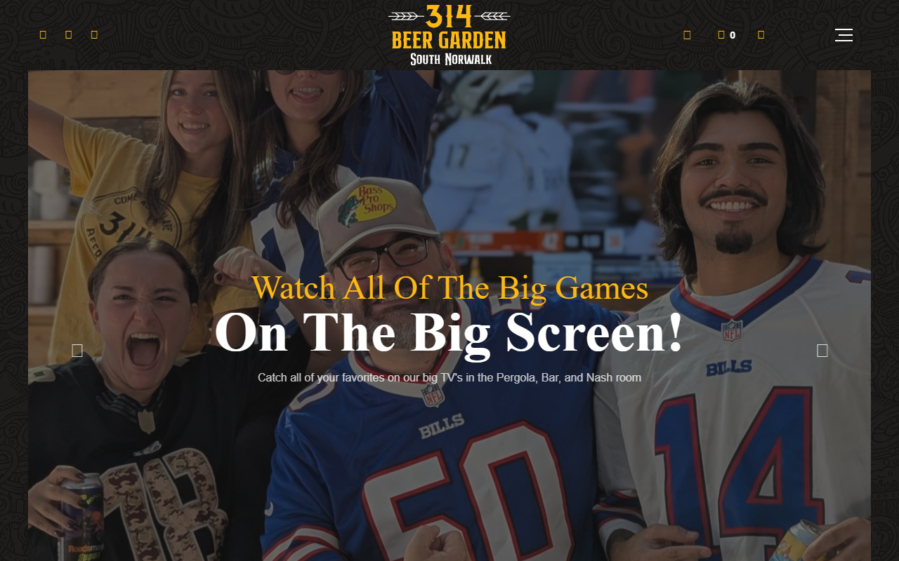 314beergarden.com screenshot
