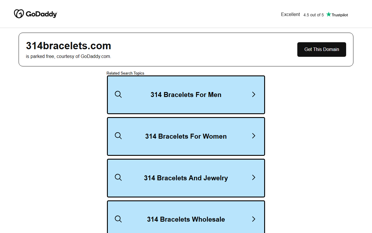 314bracelets.com screenshot