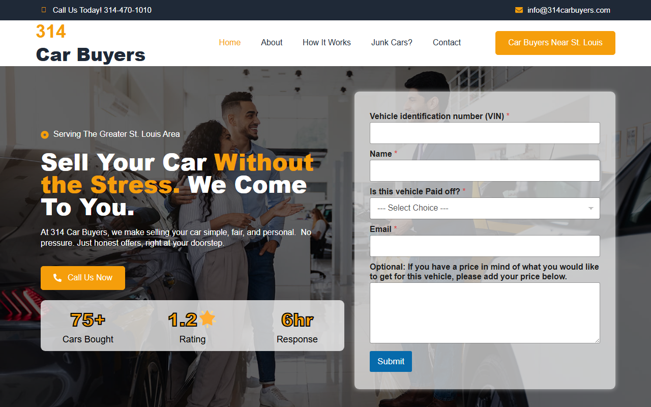 314carbuyers.com screenshot