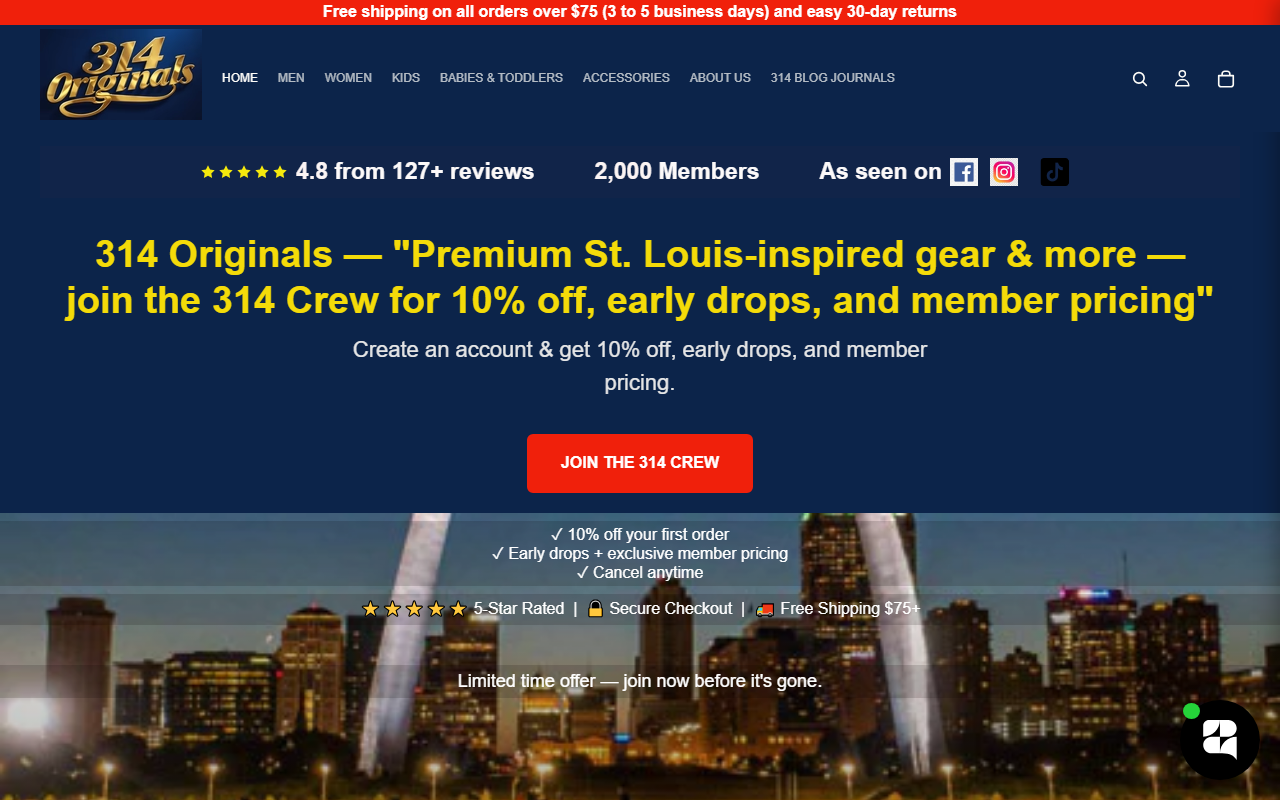 314originals.com screenshot