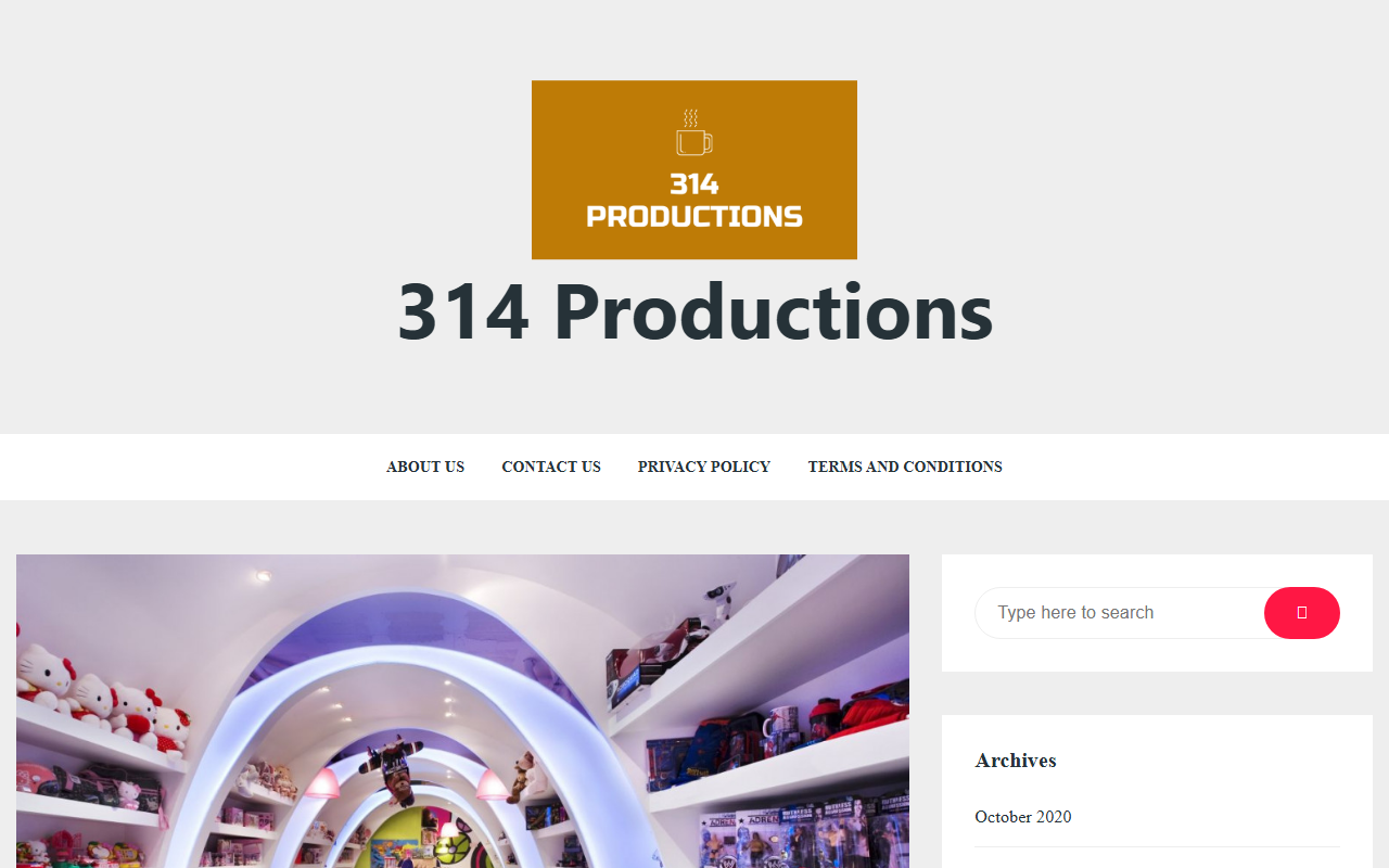 314productions.com screenshot