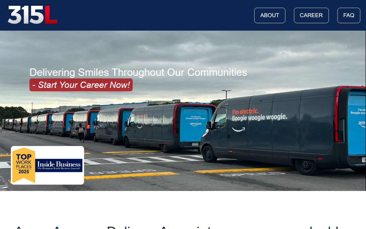 315-logistics.com screenshot
