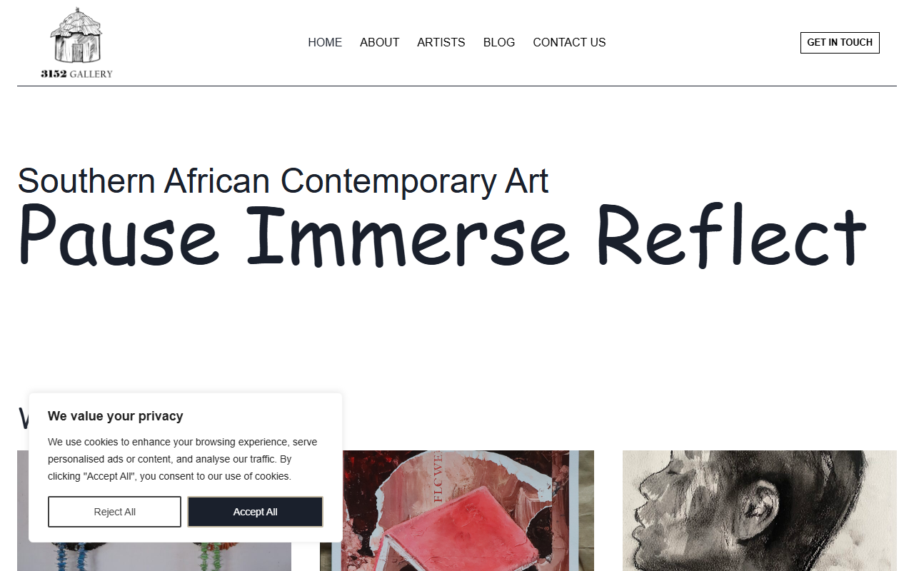 3152gallery.com screenshot
