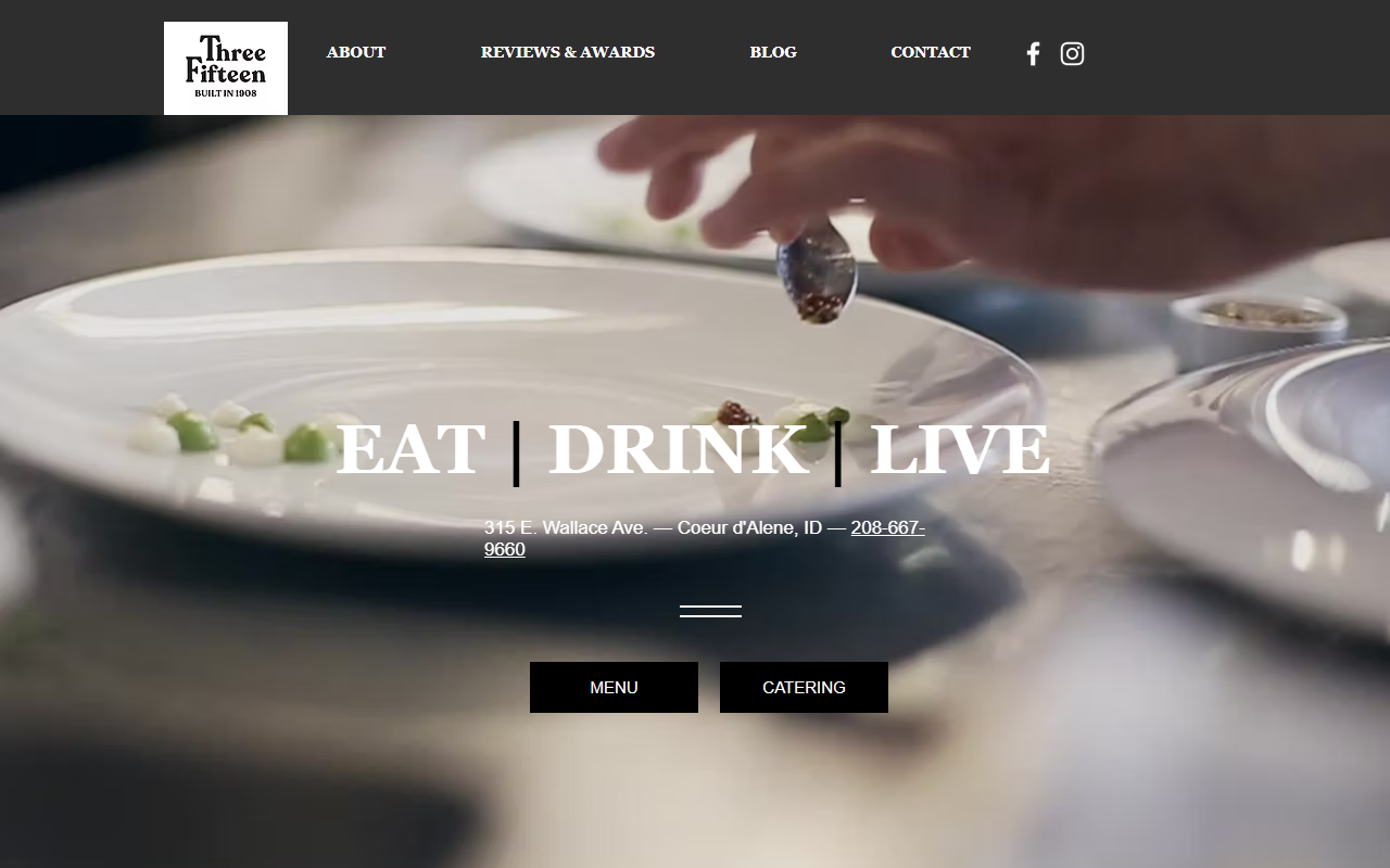 315cuisine.com screenshot