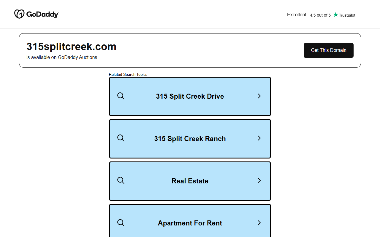 315splitcreek.com screenshot