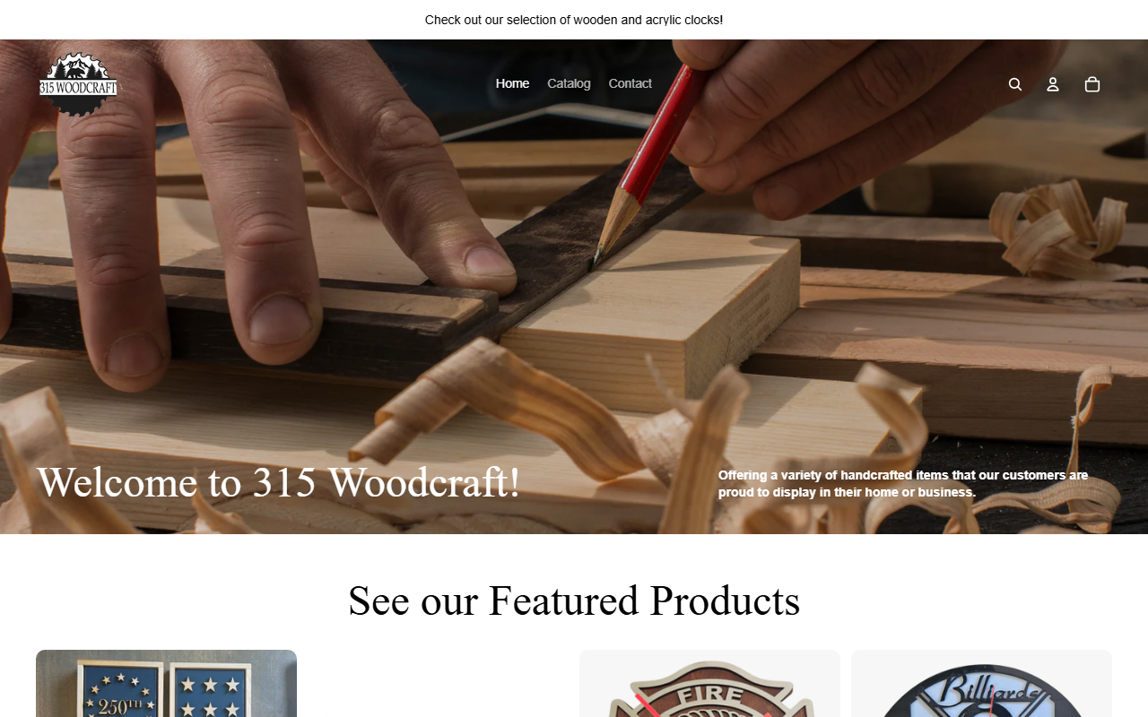 315woodcraft.com screenshot