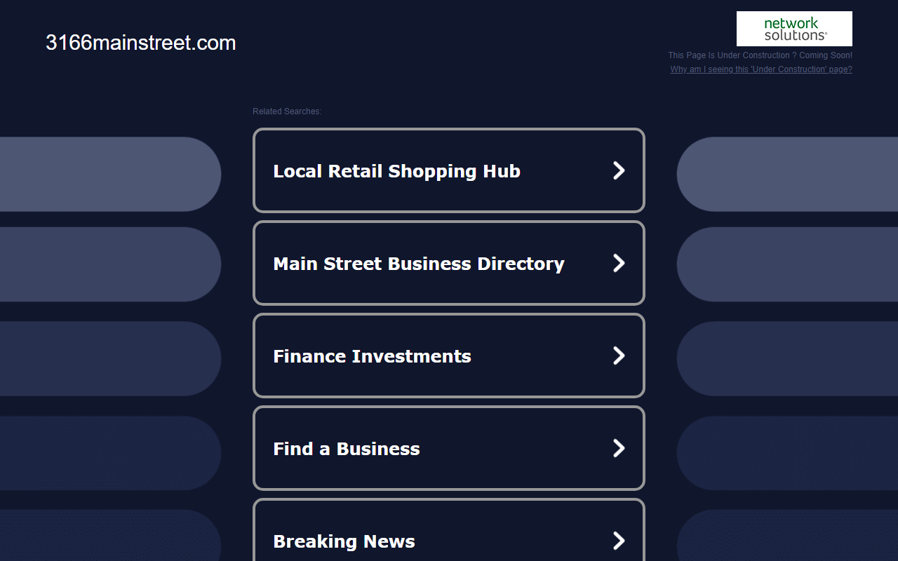 3166mainstreet.com screenshot