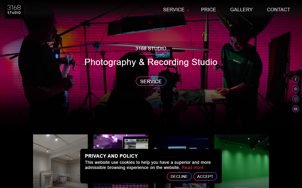 3168studio.com screenshot