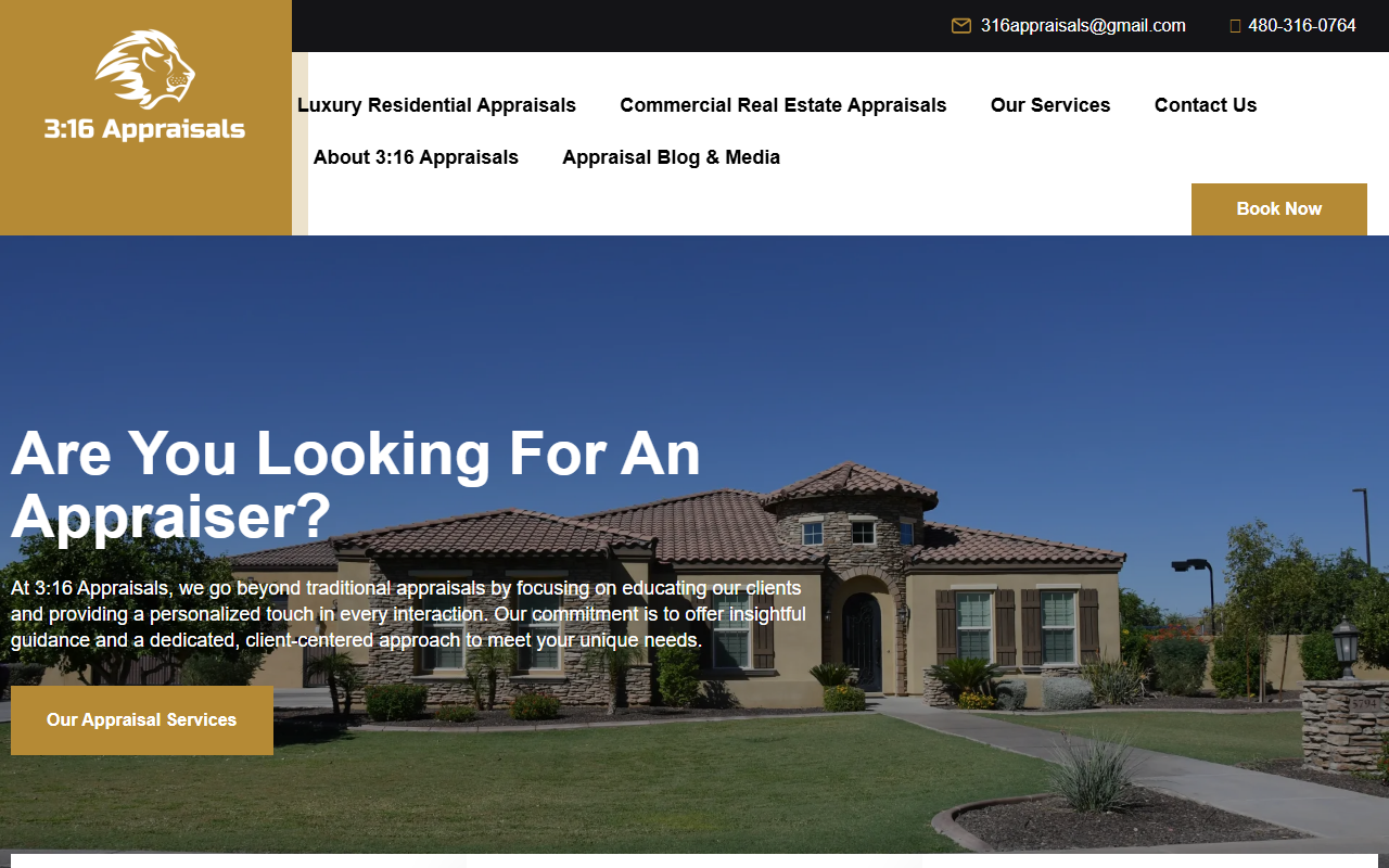 316appraisals.com screenshot