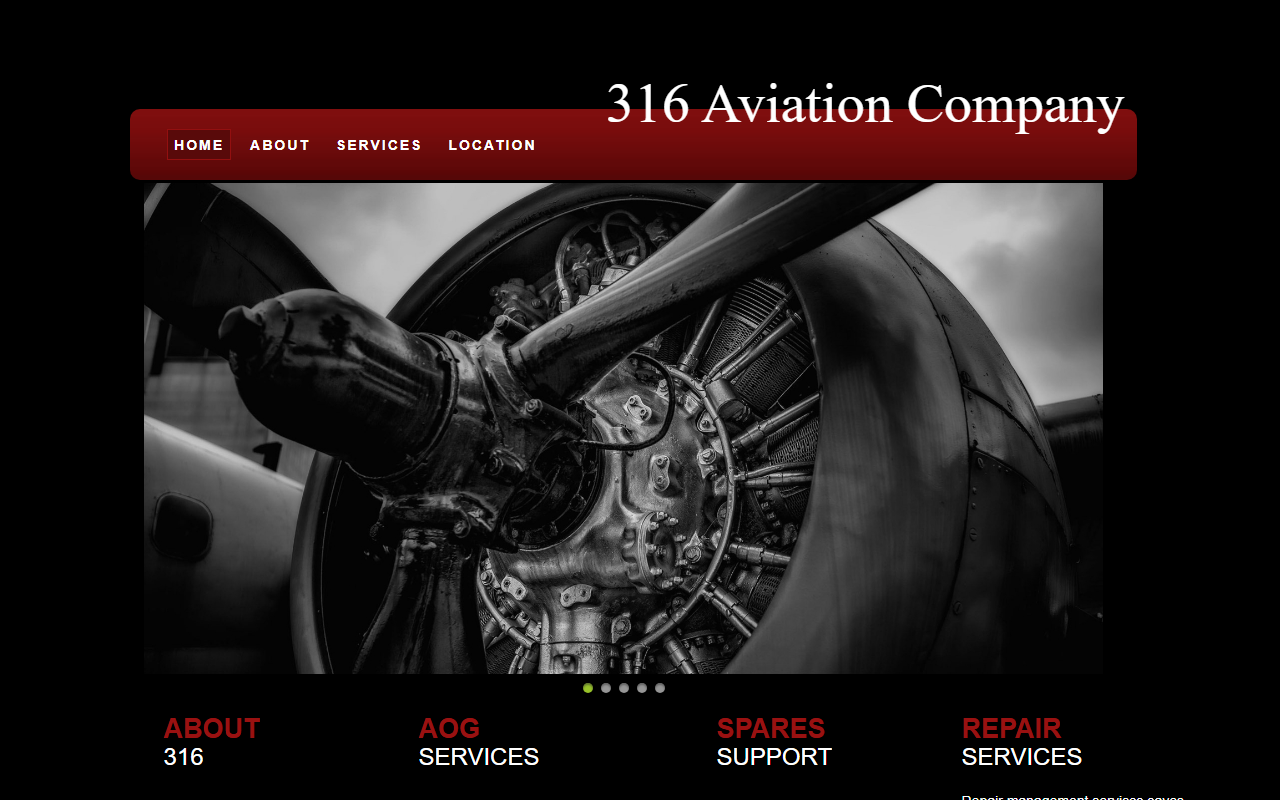 316aviation.com screenshot