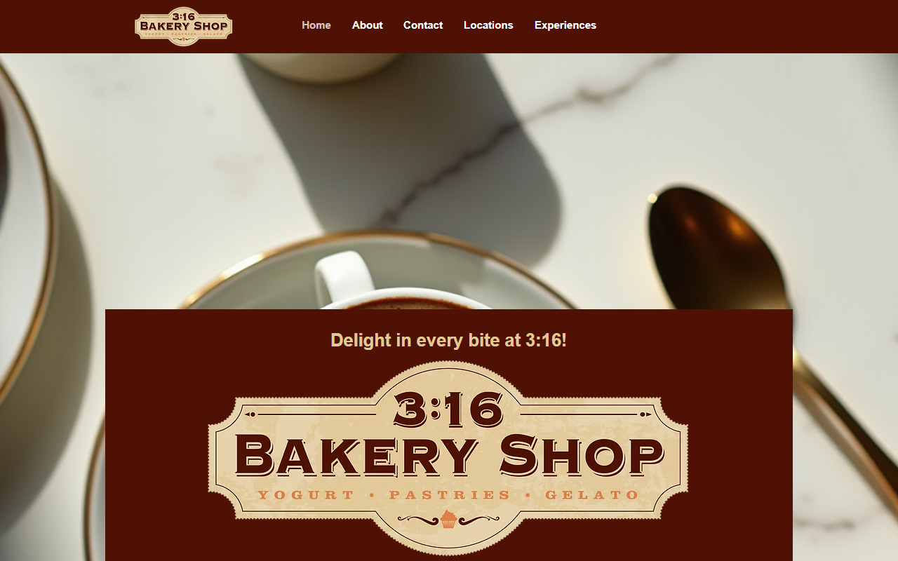 316bakeryshop.com screenshot