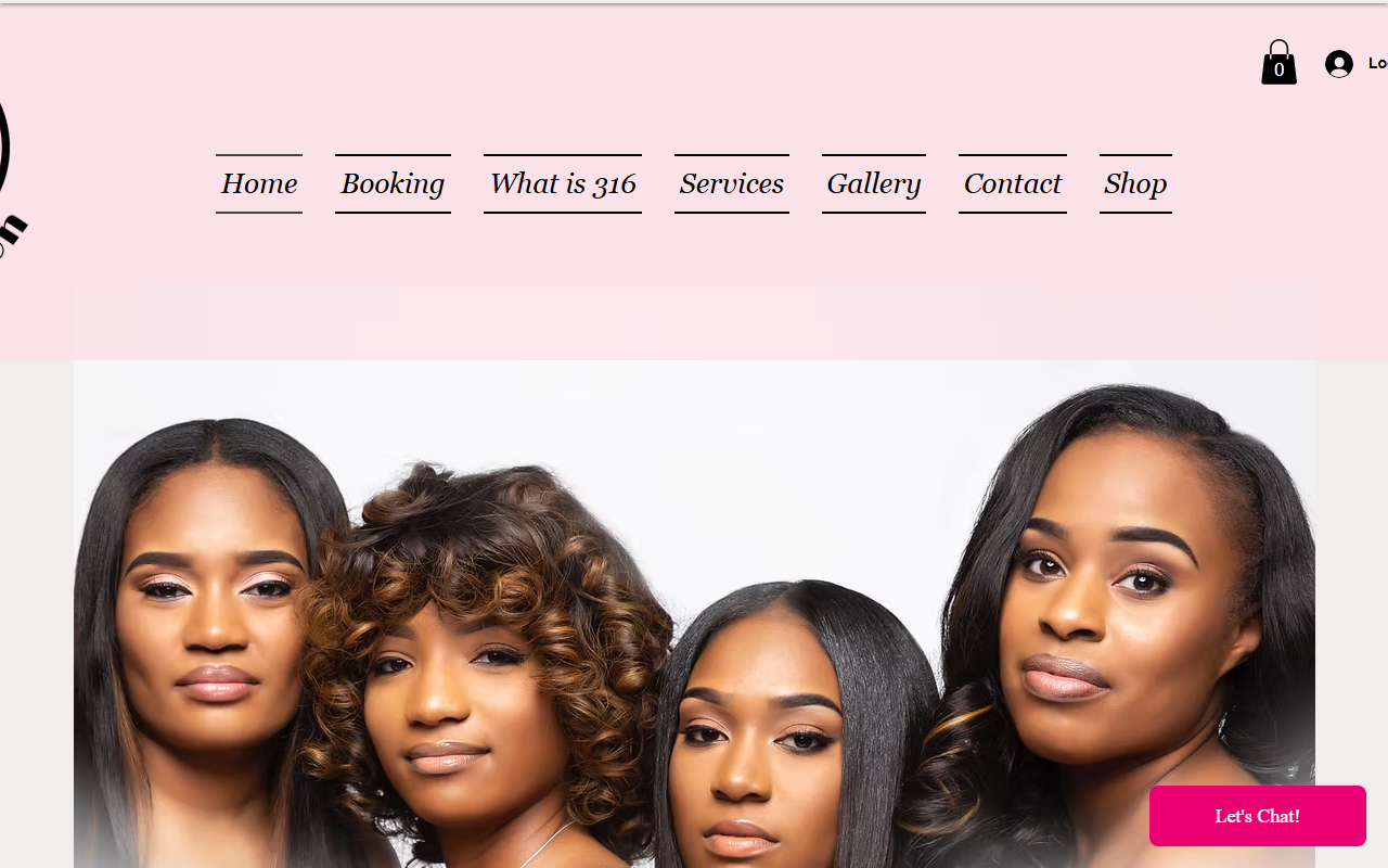 316beautysalon.com screenshot