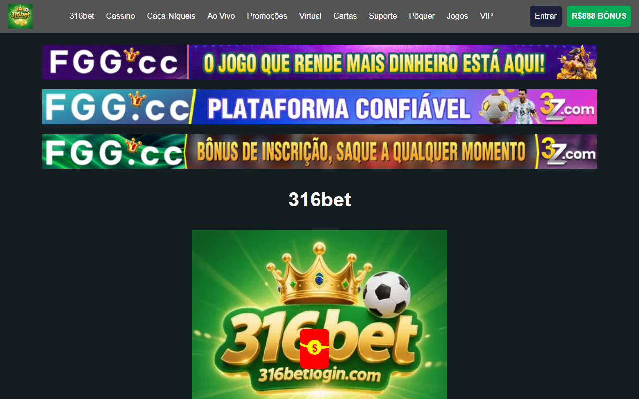 316betlogin.com screenshot