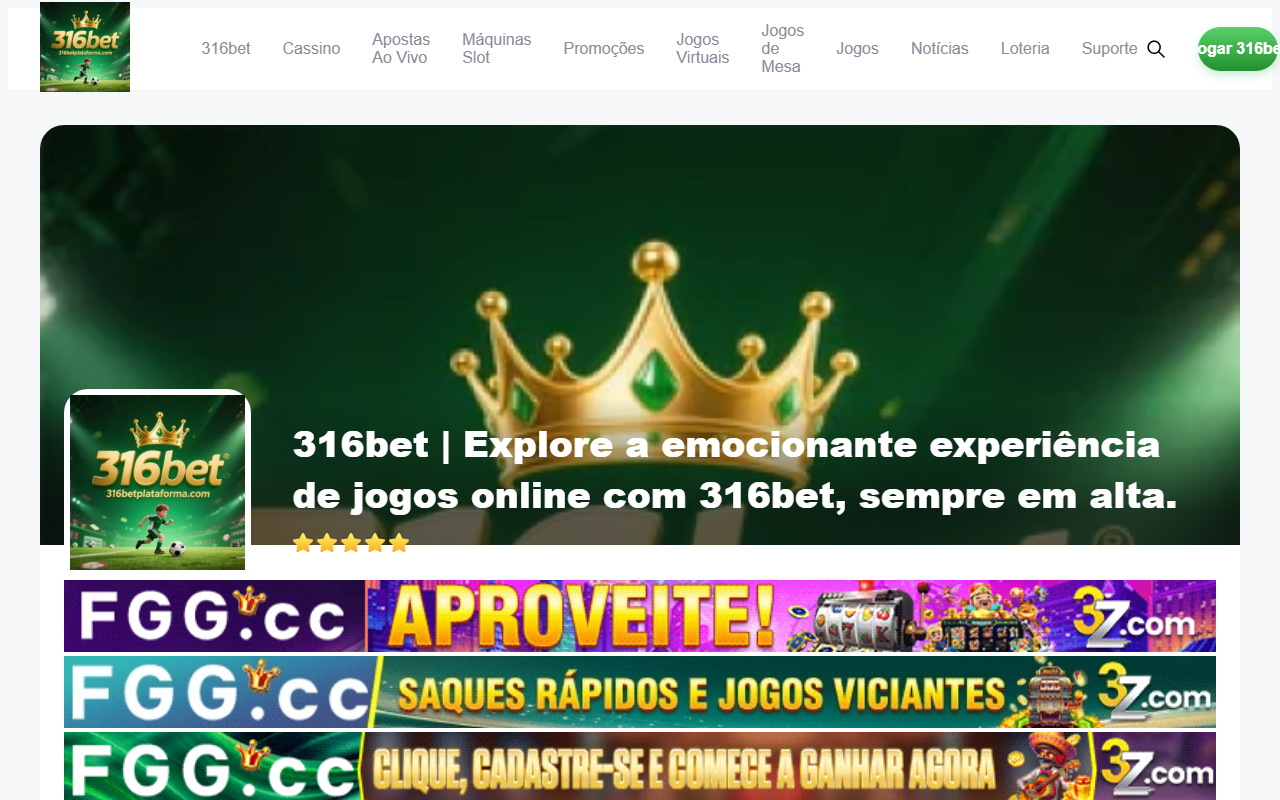 316betplataforma.com screenshot