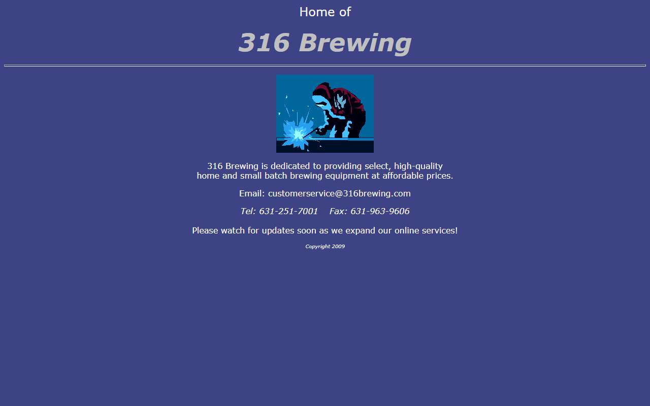 316brewing.com screenshot