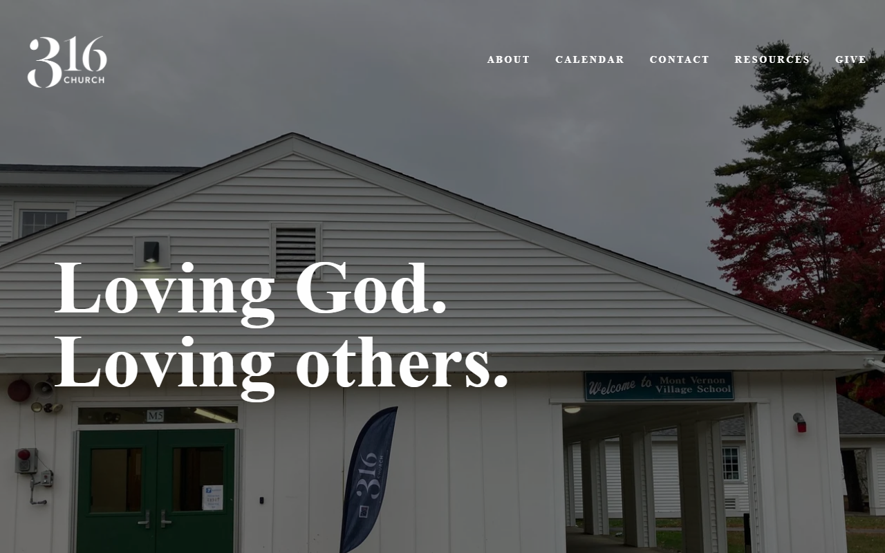 316churchnh.com screenshot
