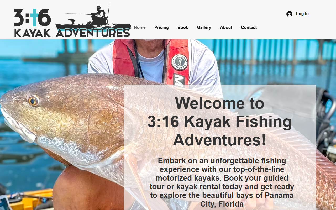 316kayakfishing.com screenshot