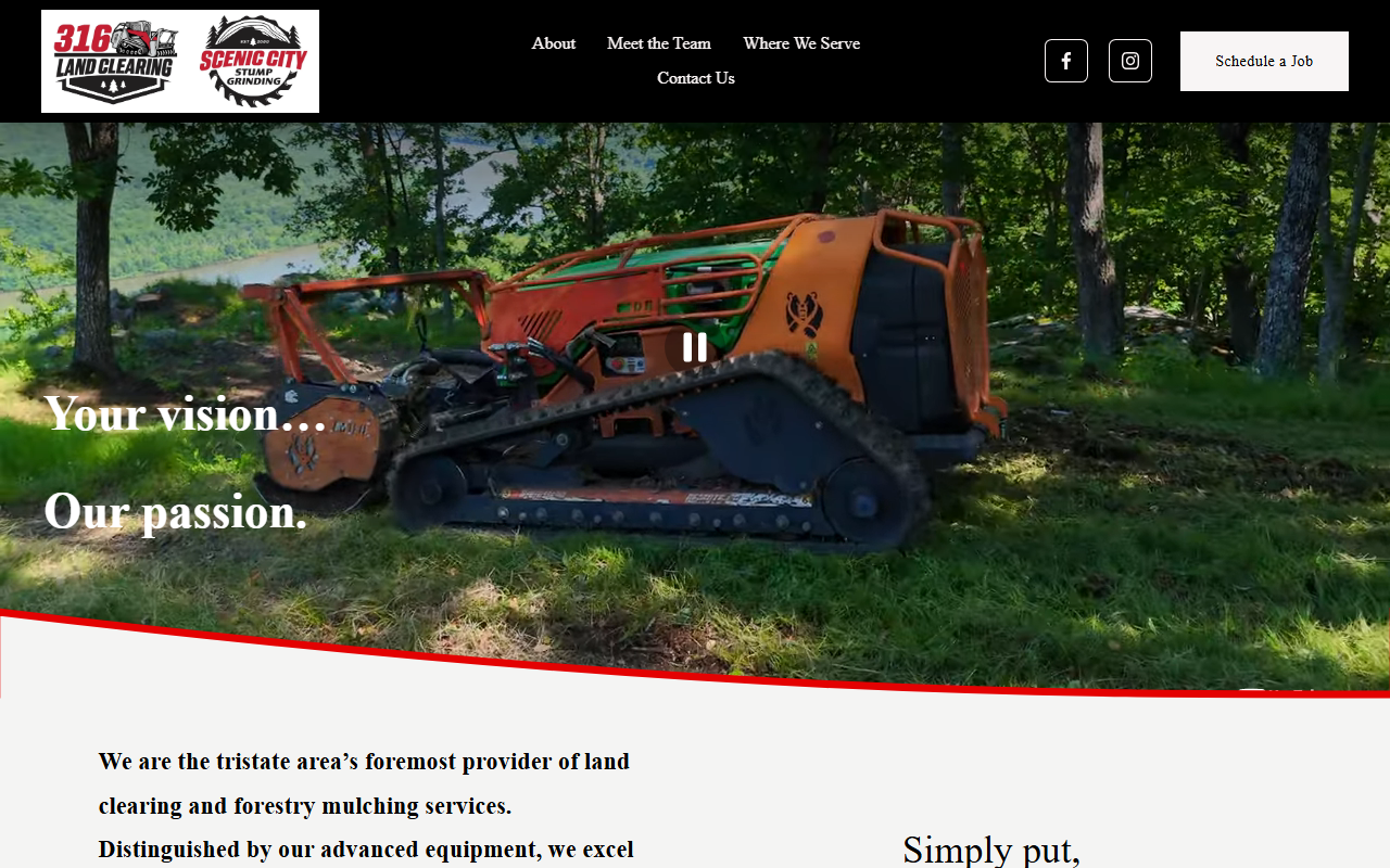 316landclearing.com screenshot