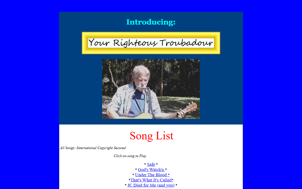 316morningsongs.com screenshot