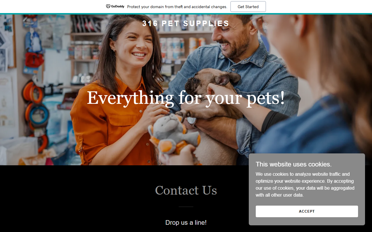 316petsupplies.com screenshot