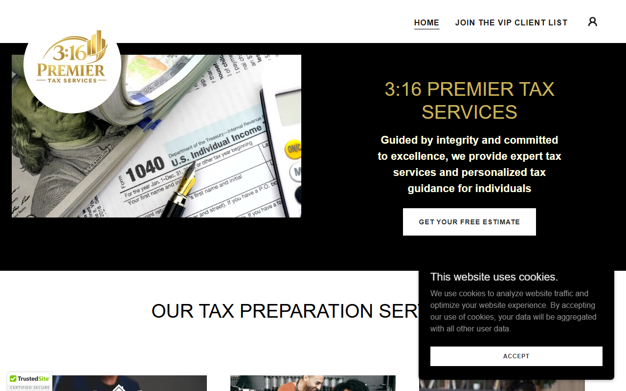316premiertax.com screenshot
