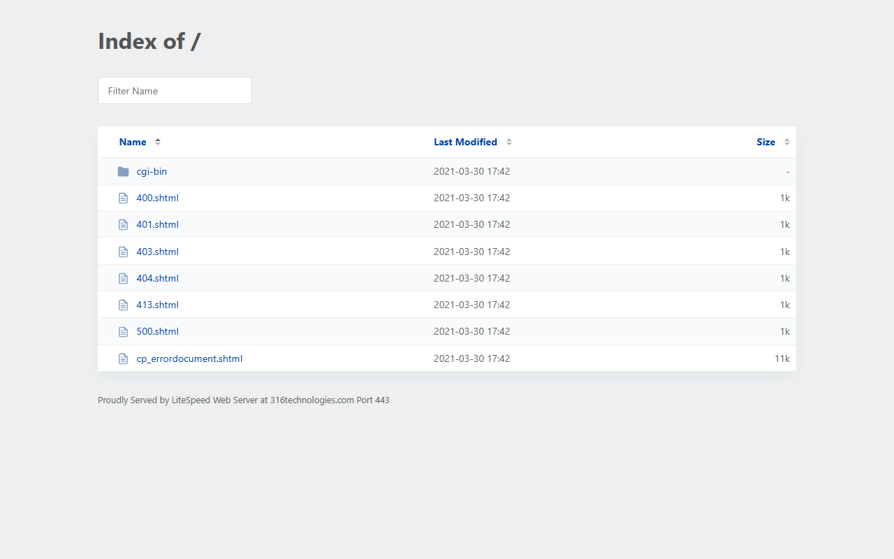 316technologies.com screenshot