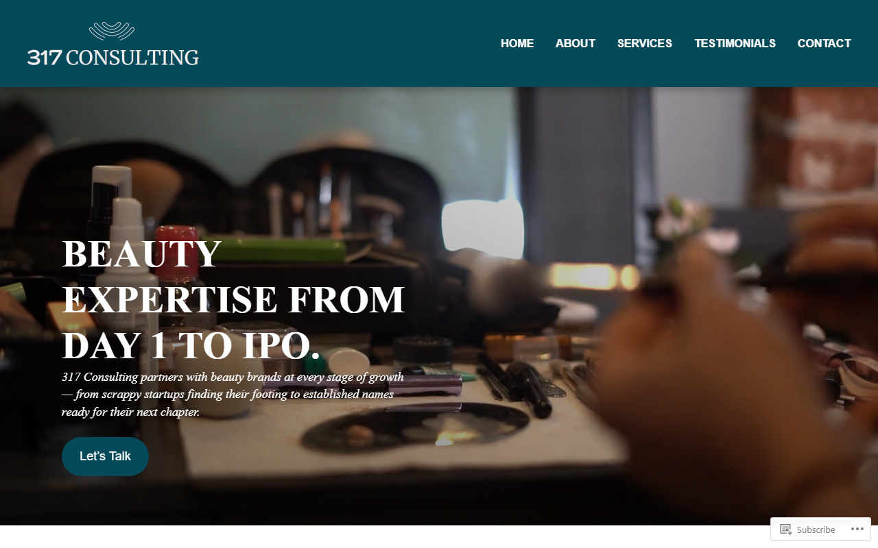 317-consulting.com screenshot