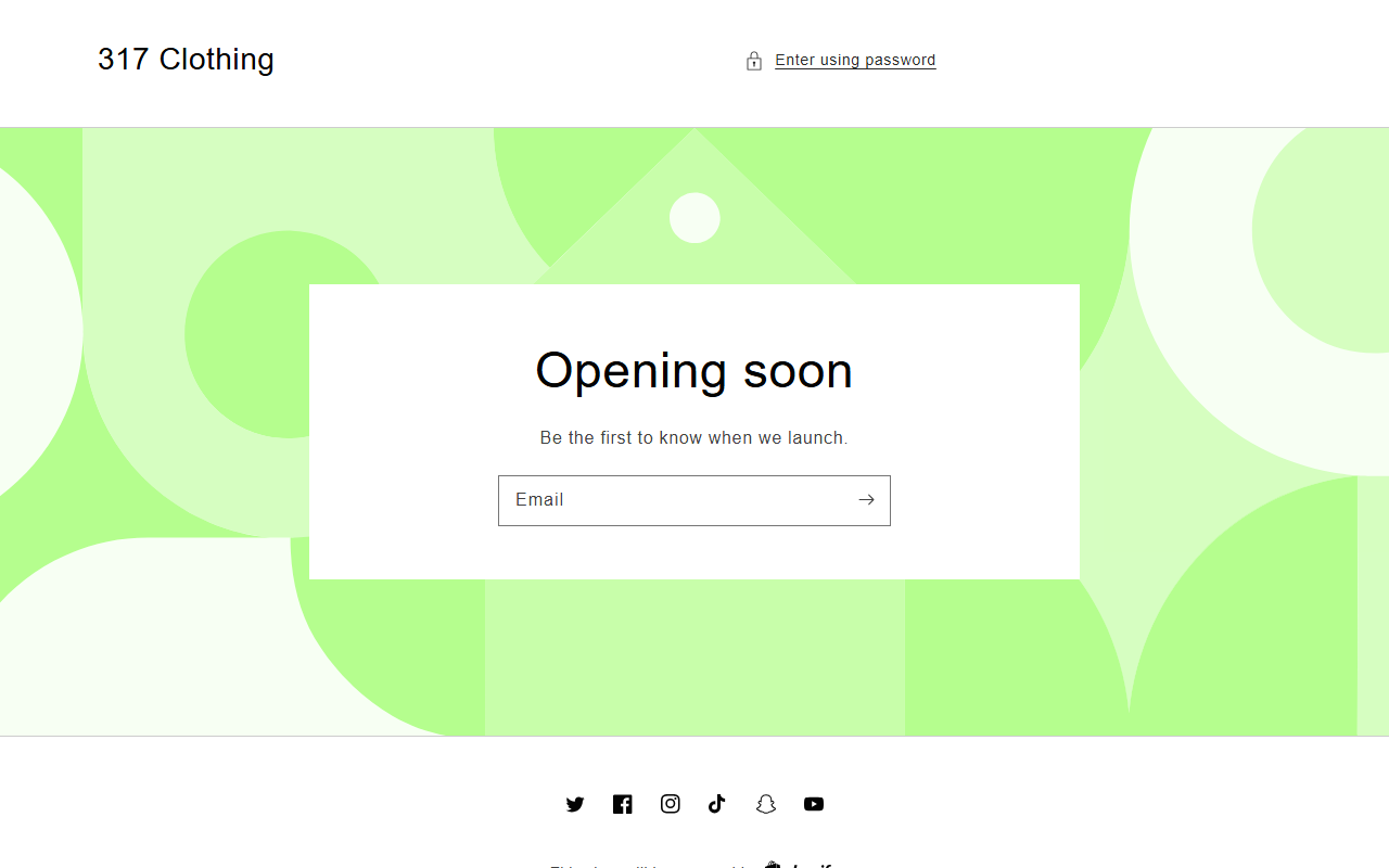 317clothing.com screenshot