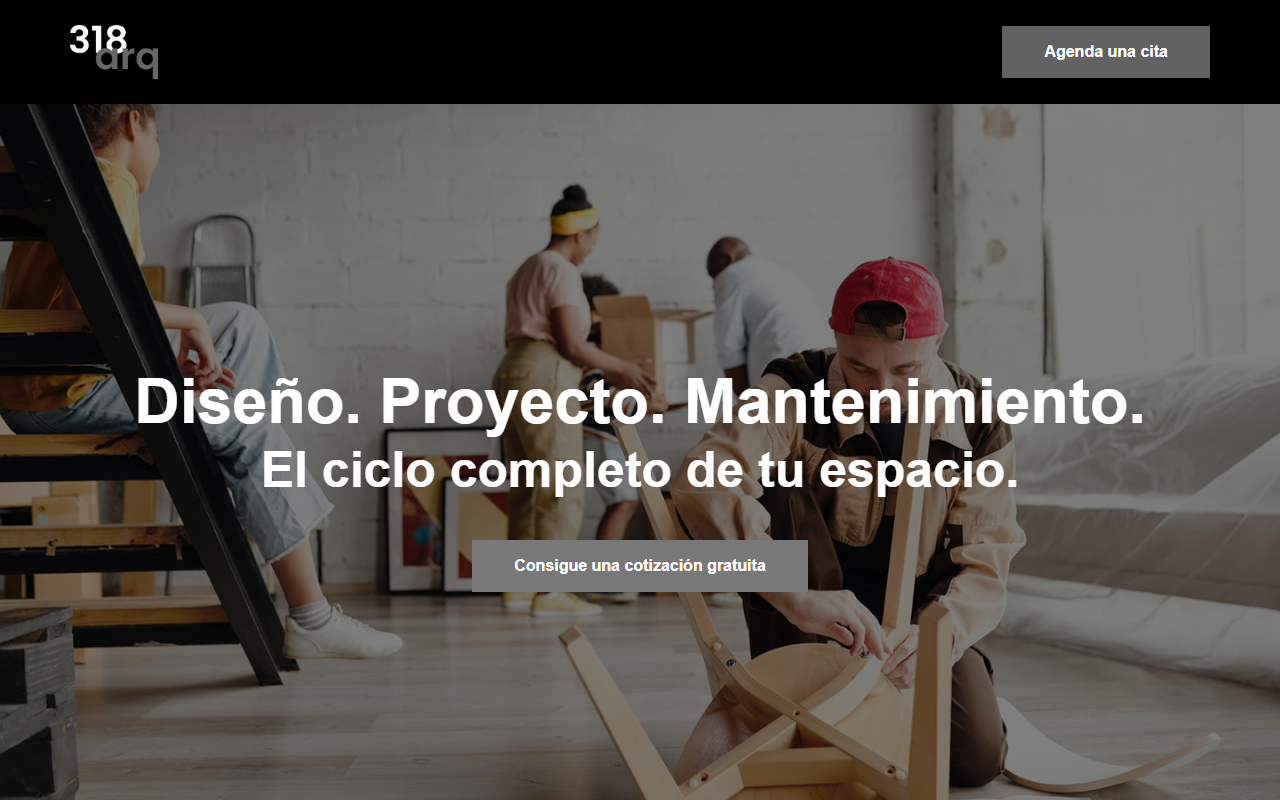 318arquitectura.com screenshot