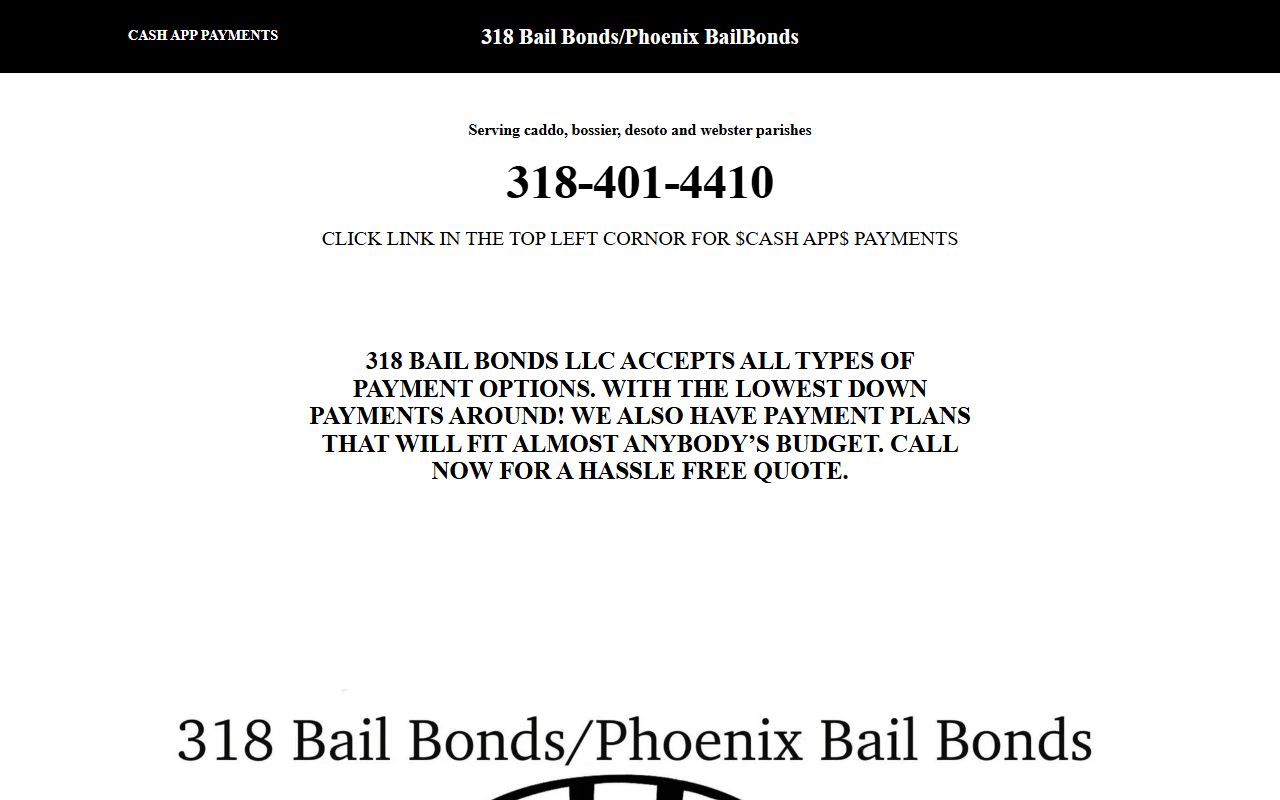 318bailbonds.com screenshot