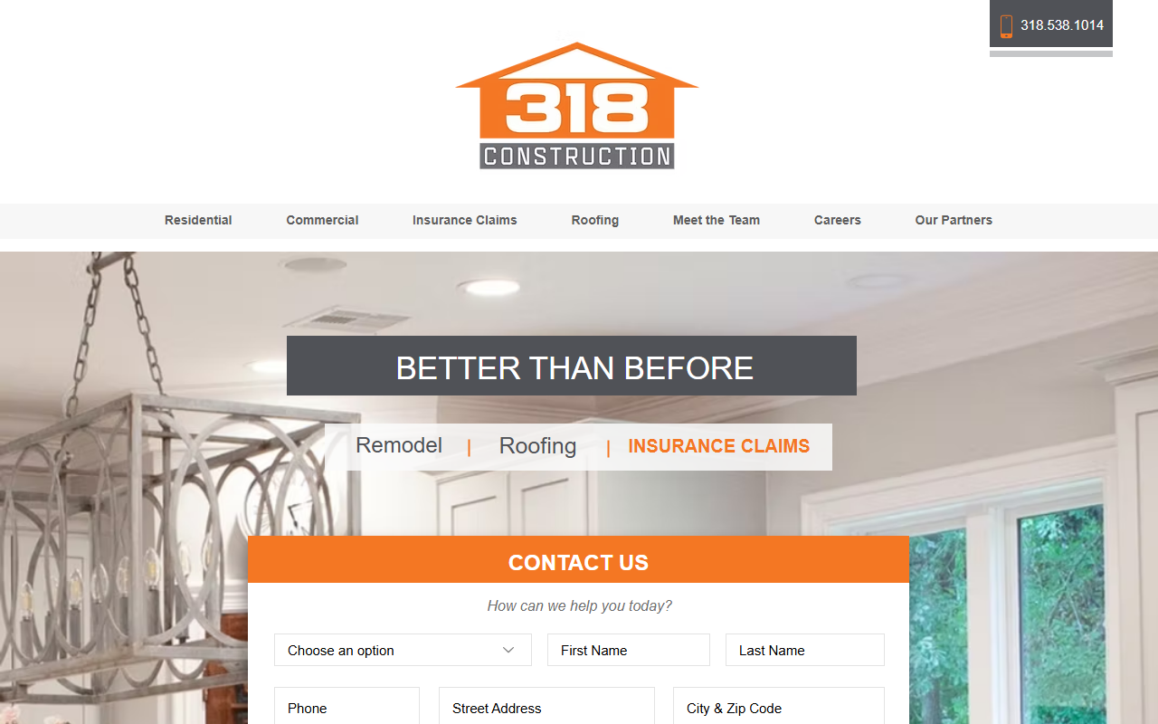 318construction.com screenshot
