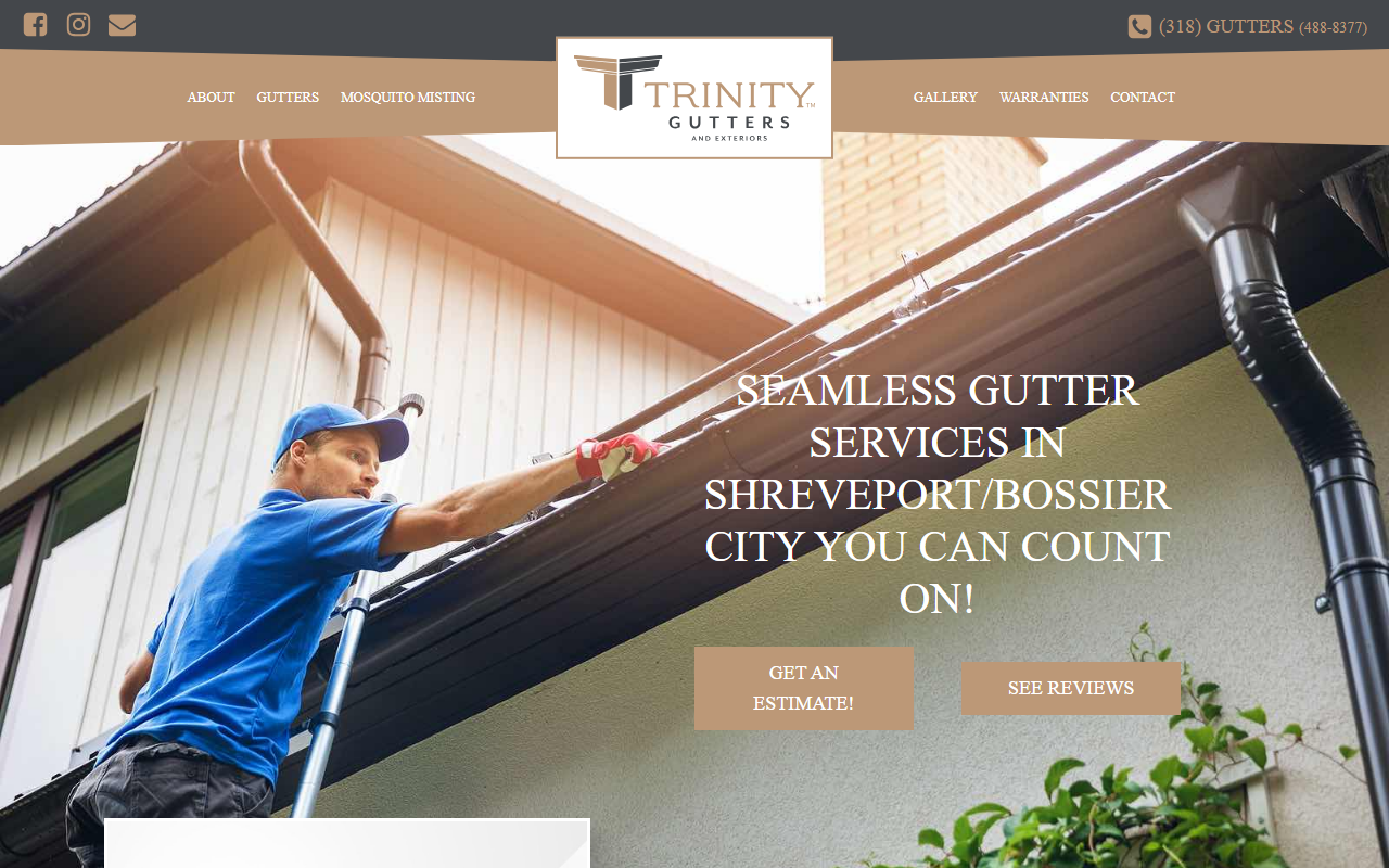 318gutters.com screenshot