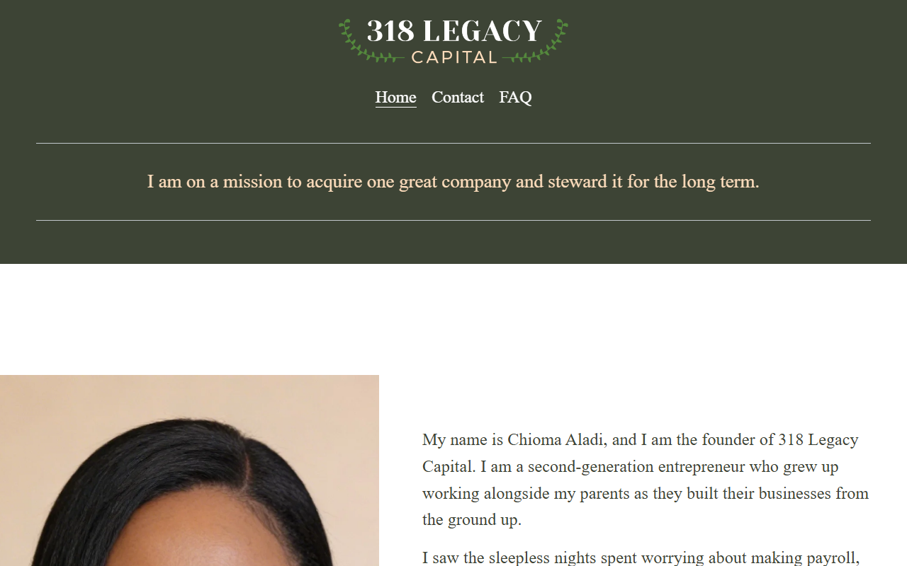 318legacycapital.com screenshot
