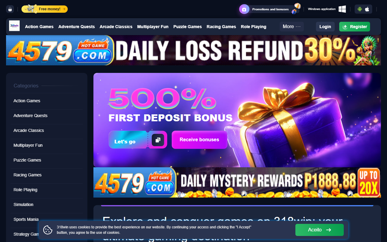 318winclub.com screenshot