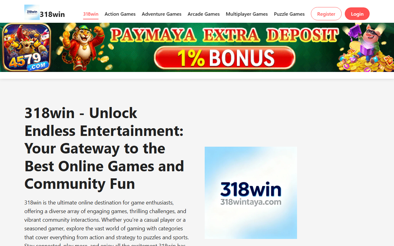 318wintaya.com screenshot