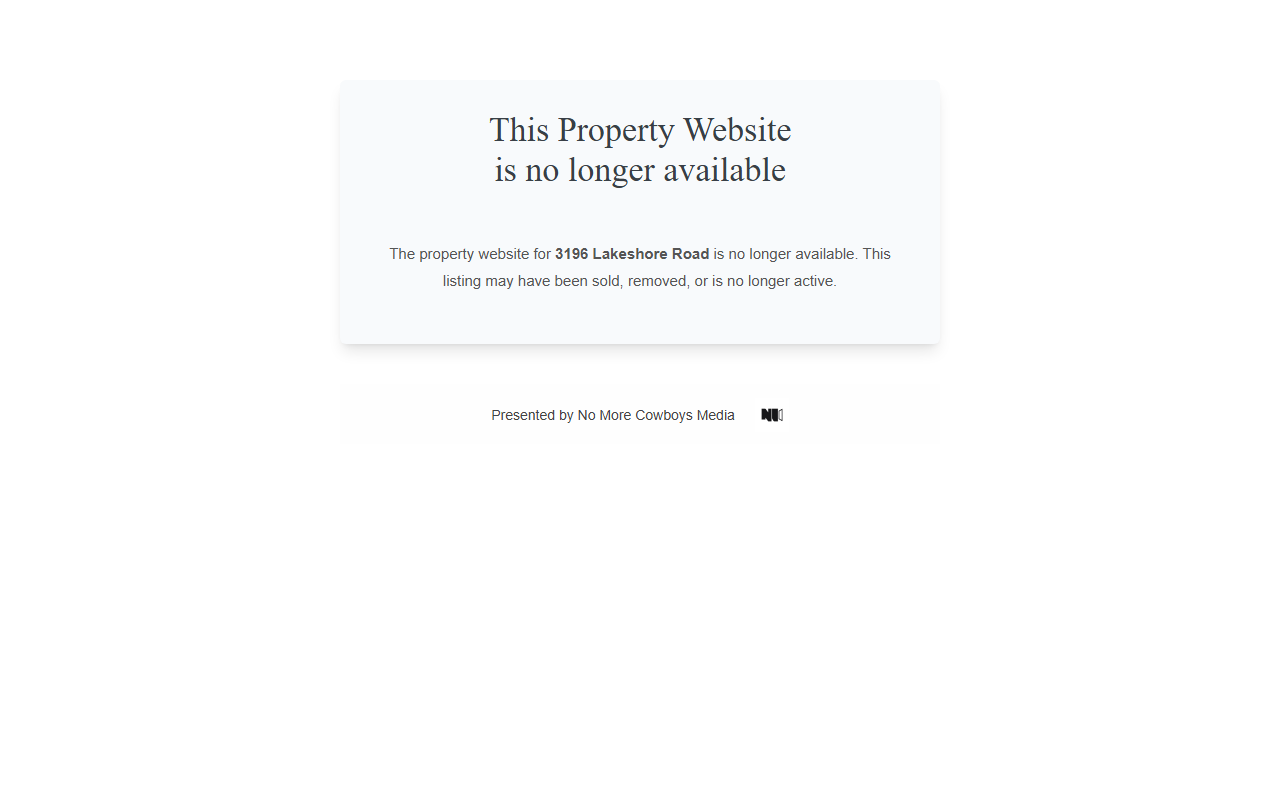 3196lakeshorerd.com screenshot