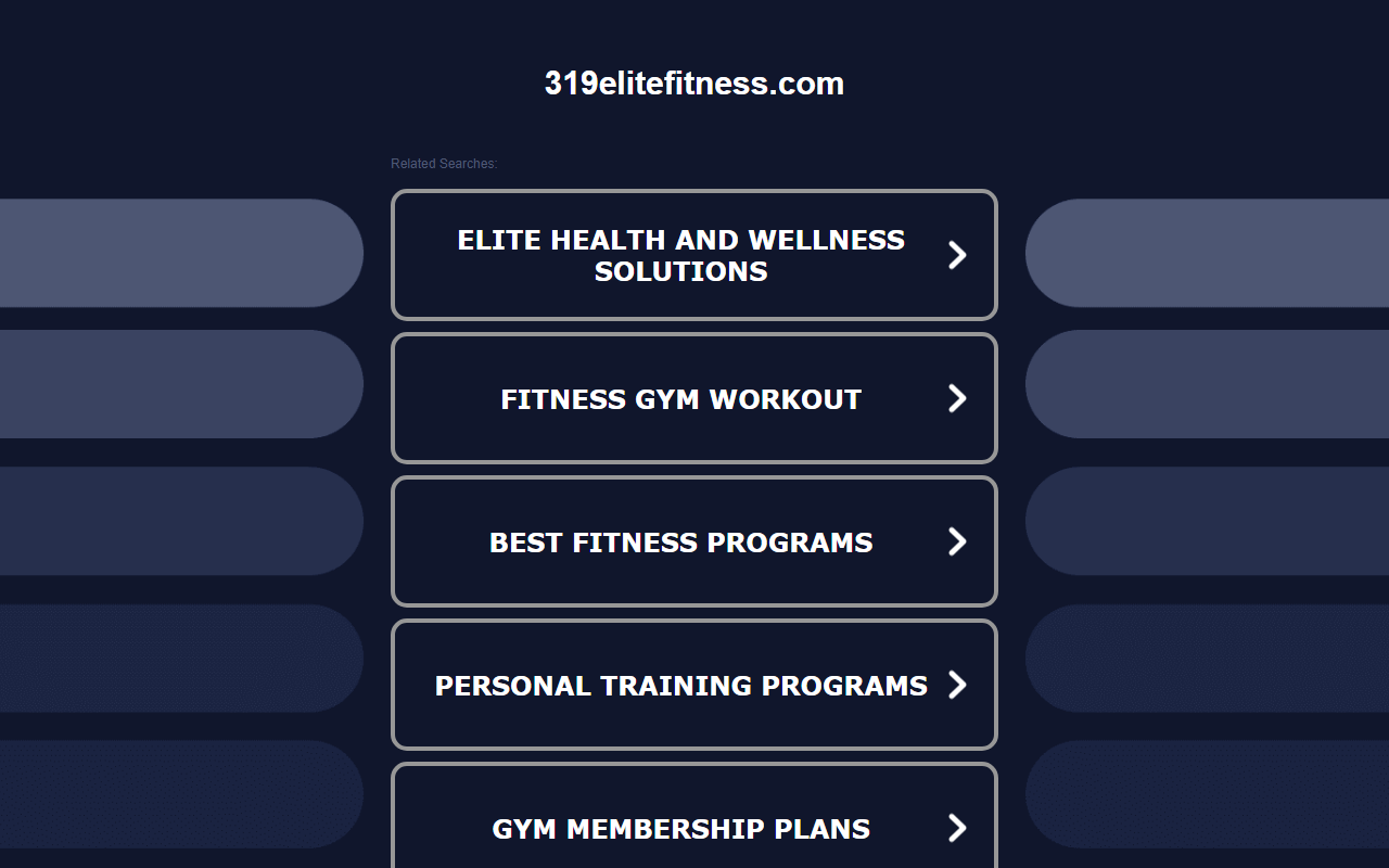 319elitefitness.com screenshot