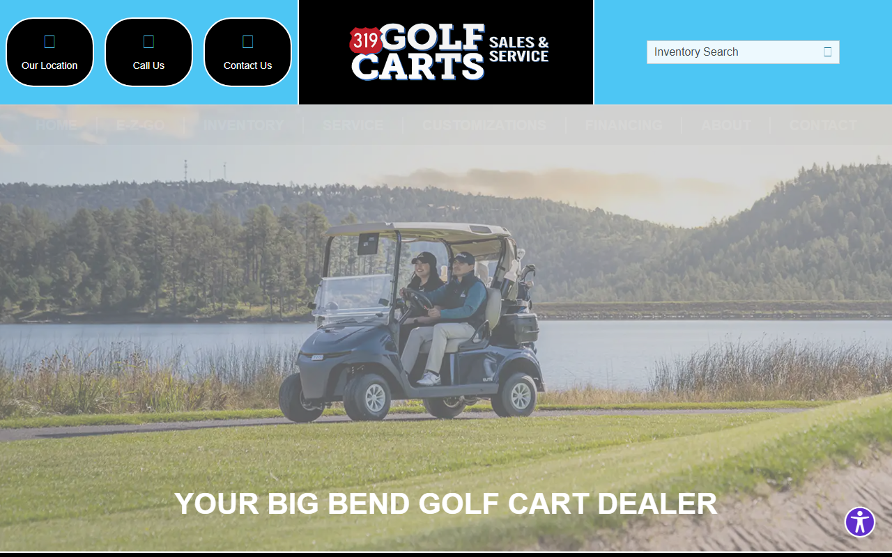 319golfcarts.com screenshot