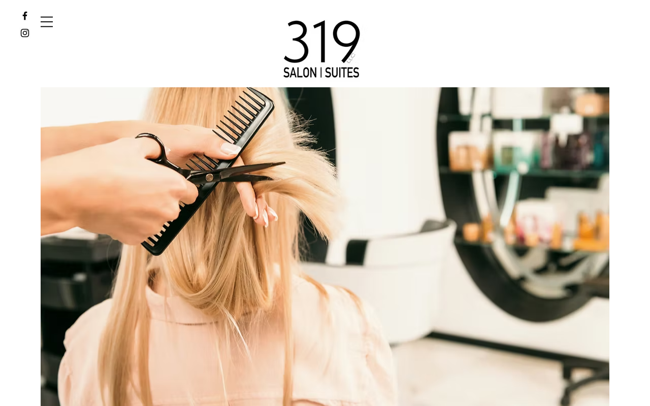319salonsuites.com screenshot